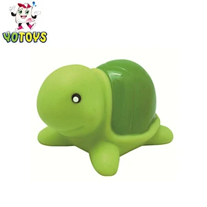 Eco Friendly Baby PVC Plastic Rubber Turtle baby toys
