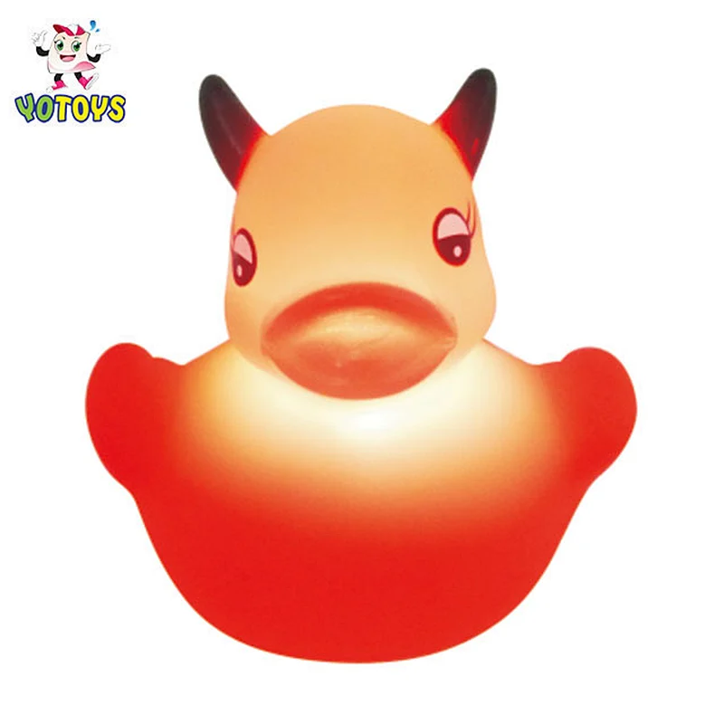 Made in China flashing light up toy custom rubber duck kids toys creative toys for baby boys