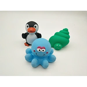 2018 Kids funny Bath Toy Rubber sea snail