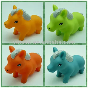 Baby Horse rubber shower toys, unique birthday gifts for 1 year old boy