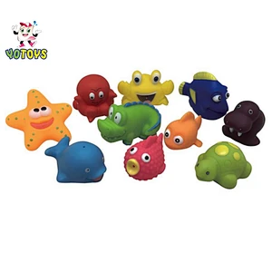 Floating Ocean Link Animal Little Squirts Bath Squirters Toys 10 Pack