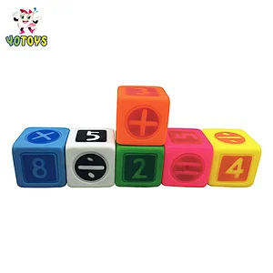 Top quality plastic toys En71 new number blocks promotional gift pvc toys educational toys for kids
