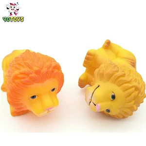 Guangdong DongguanNew Arrival Rubber Baby Wild Animal Lion Style Kid Toy