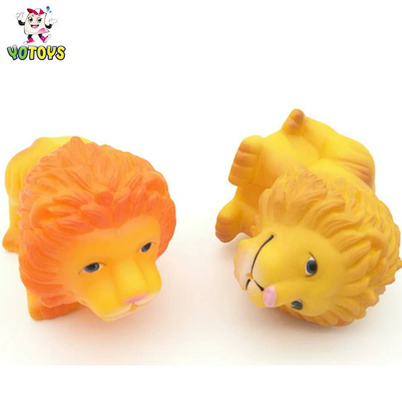 Guangdong DongguanNew Arrival Rubber Baby Wild Animal Lion Style Kid Toy