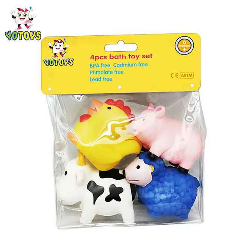 Top quality toy animal set custom design Bulk Plastic farm animals toys for babies