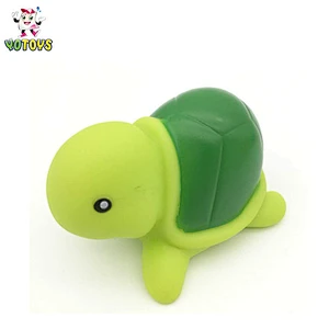 Customer Green Turtle Baby Rubber Bath Toy Floating Animal Toy