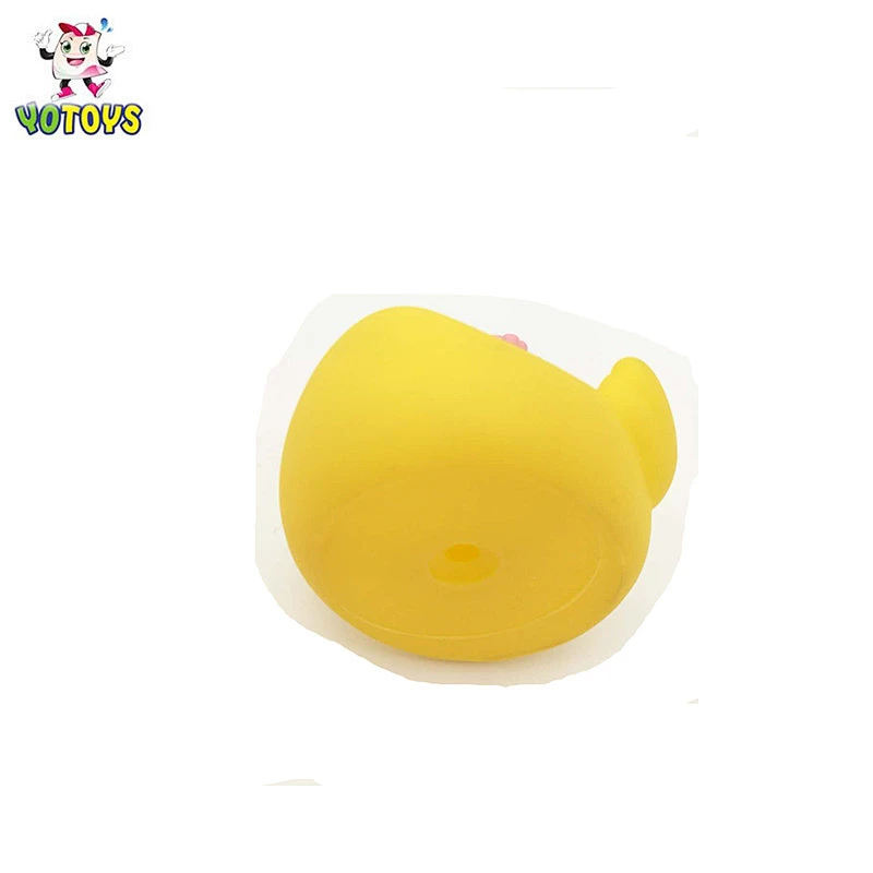 China Baby Bath Rubber Duck Wearing A Wreath Eco-friendly PVC Yellow Duck