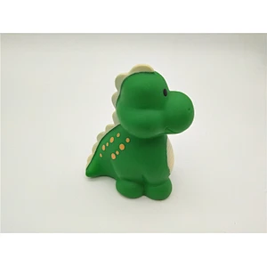 Custom Little Baby Cartoon Soft Rubber Dinosaur Toy with Squirter