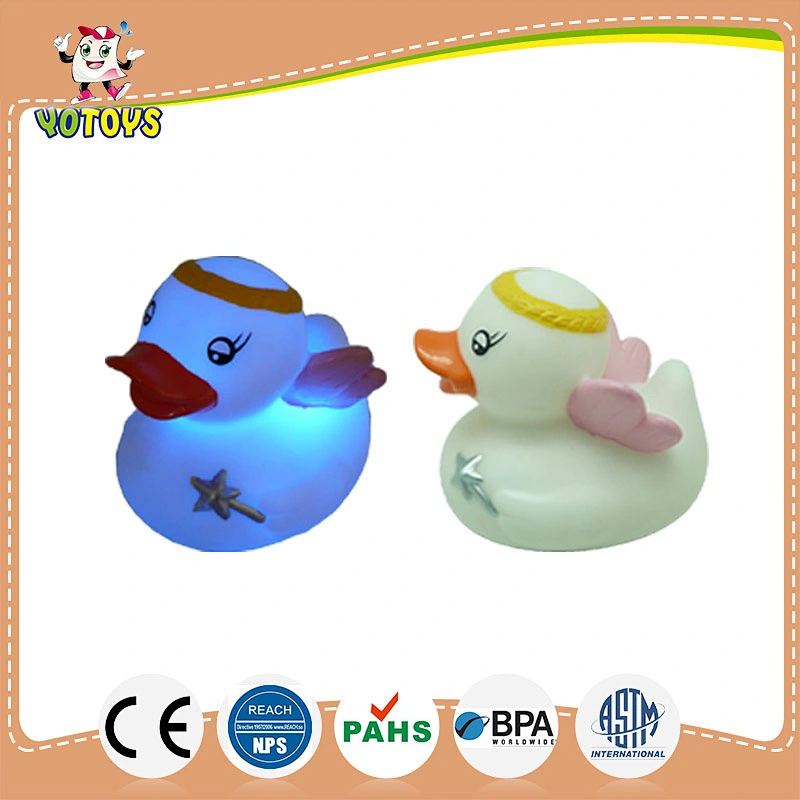unique design plastic bath duck with led light, custom rubber duck, flashing bath toys for kids