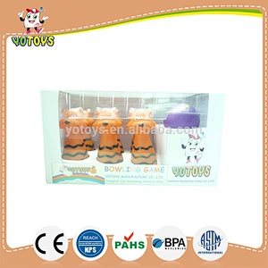 Soft PVC Animal Bowling Toys,Sport Games For Children