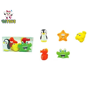 High Quality Clean Squeeze Mold-Free 5 Piece Bath Squirts Toys