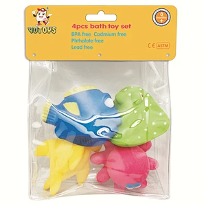 Top quality Baby PVC Toy Cute Baby Bath Toy Set Wholesale Vinyl Toy for child