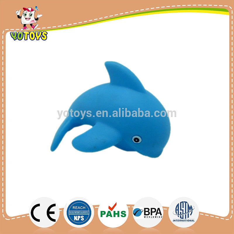 eco-friendly PVC dolphin bath toy Water Squirters
