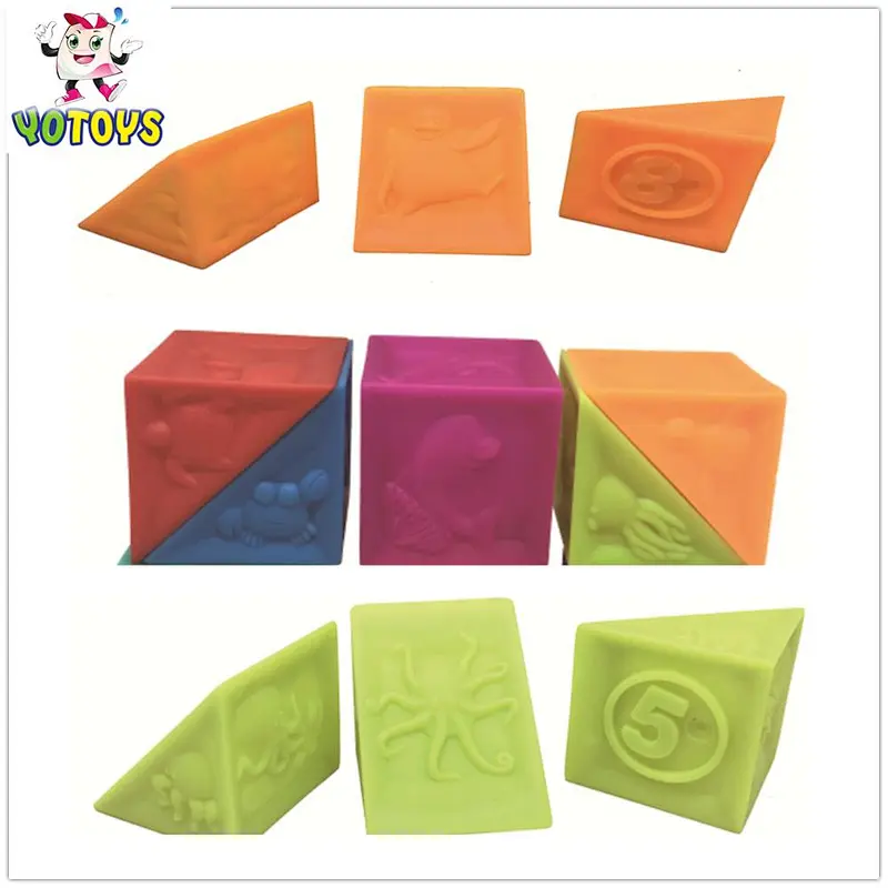 Hot sale Vinyl PVC plastic building blocks toys for kids blocks