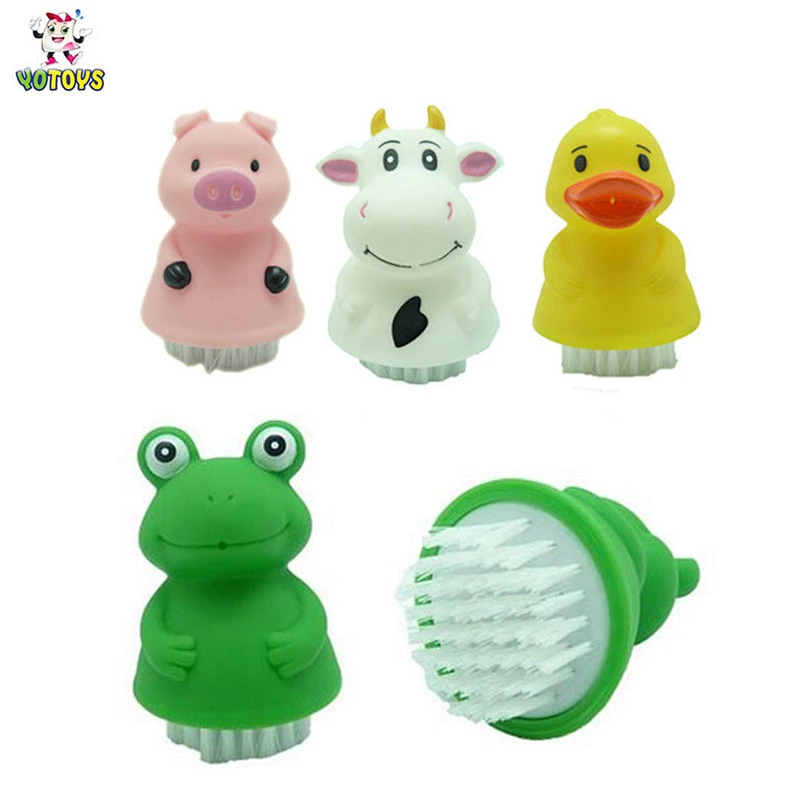 Hot sell Creative Wholesale Baby Product Bath Items Baby Nail Brush duck shape nail brush for child