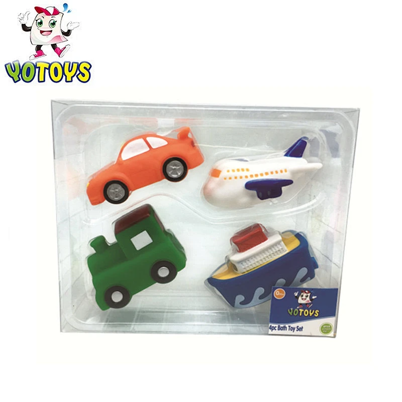 Good Quality small plastic animal toy set 4pcs for kids