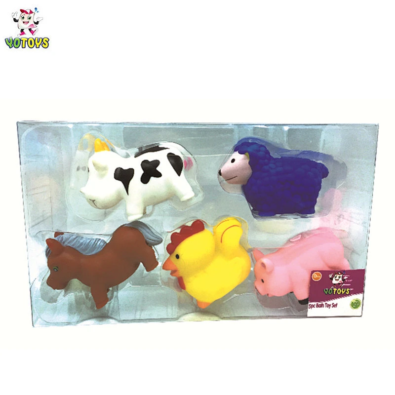 Promotional PVC Baby Toy Cute Bath Toy Set bath boat toy style Wholesale Vinyl Toy for Kids