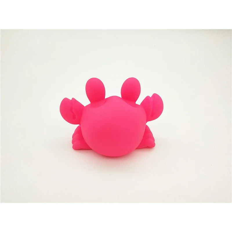 Company promotion rubber crab toy floating vinyl animal