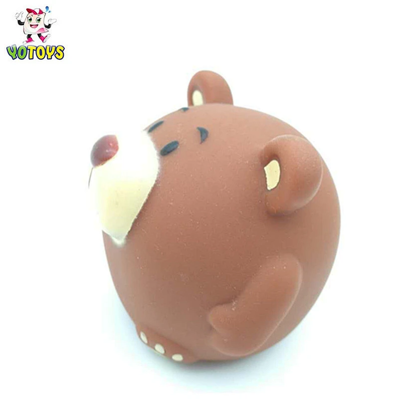 Plastic Floating Baby Product Bear Toy Bath Animal Water Squirters Rubber Toy