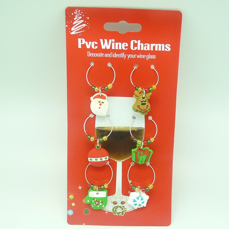 Christmas beautiful Wine Charms/ Xmas Wine Charms/ Beautiful bar wine charms