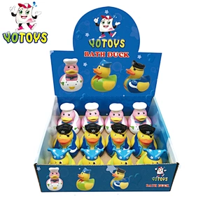 OEM/ODM welcomed floating rubber duck bath toy baby shower gifts