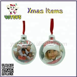 Wholesale Decorative PVC Various shapes Shaped Plastic Christmas Ornaments for Tree Decoration