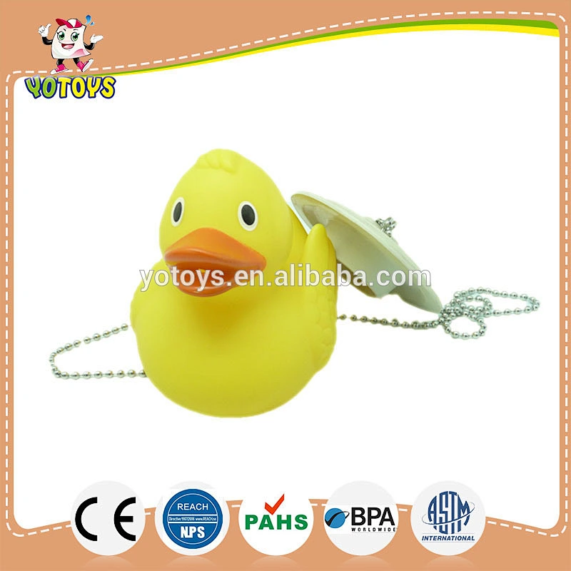 Silicone rubber round white sink bath plug stopper with crab