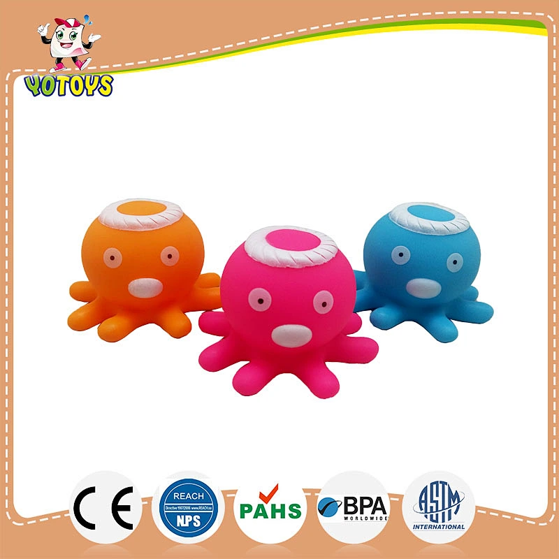 octopus bath toy/squirt animals toy/floating rubber toy