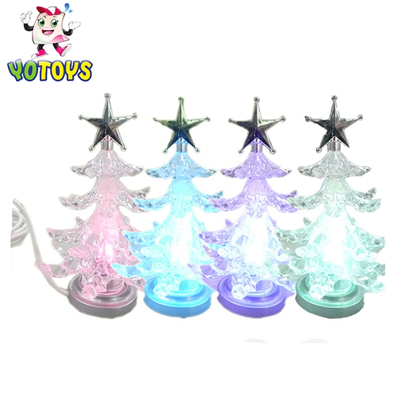 New nice led christmas ball plastic decorations tree with led lights