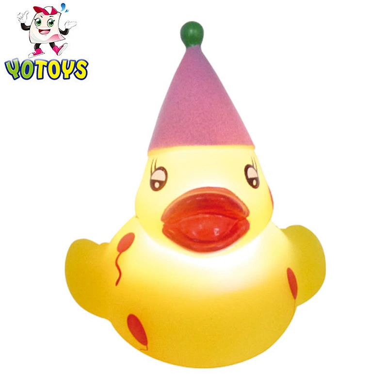 Lovely pig waterproof Led light up bath toys for kids