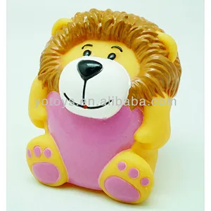 Pvc toy lion,plastic wild animal toy for baby,small plastic animal toys
