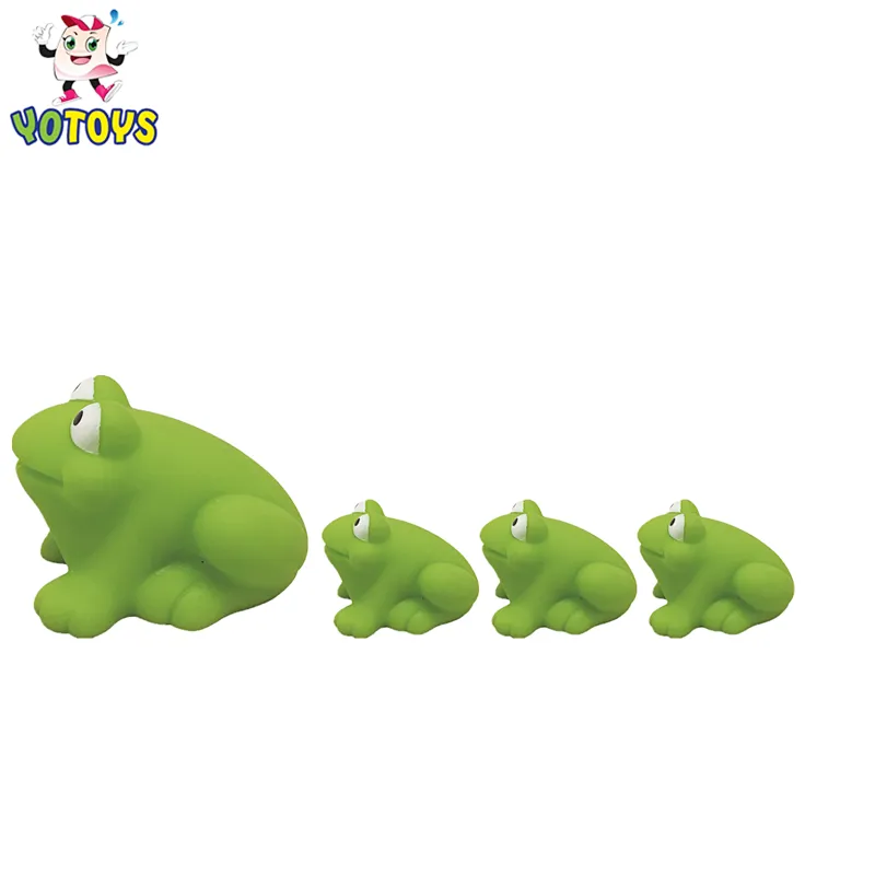 2019 hot selling  Happy   whale  animal family Rubber PVC toys  shower gifts  for baby