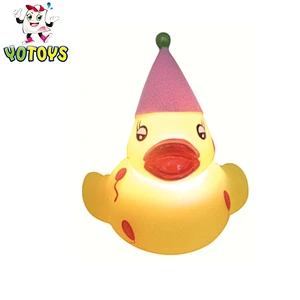 Children's Day Gift Color Change Flashing Party Duck Bath Toys