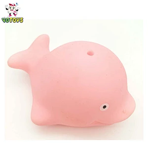Plastic Rubber Figure Toy OEM Sea Animal Dolphin Bath Toy PVC Animal Toy