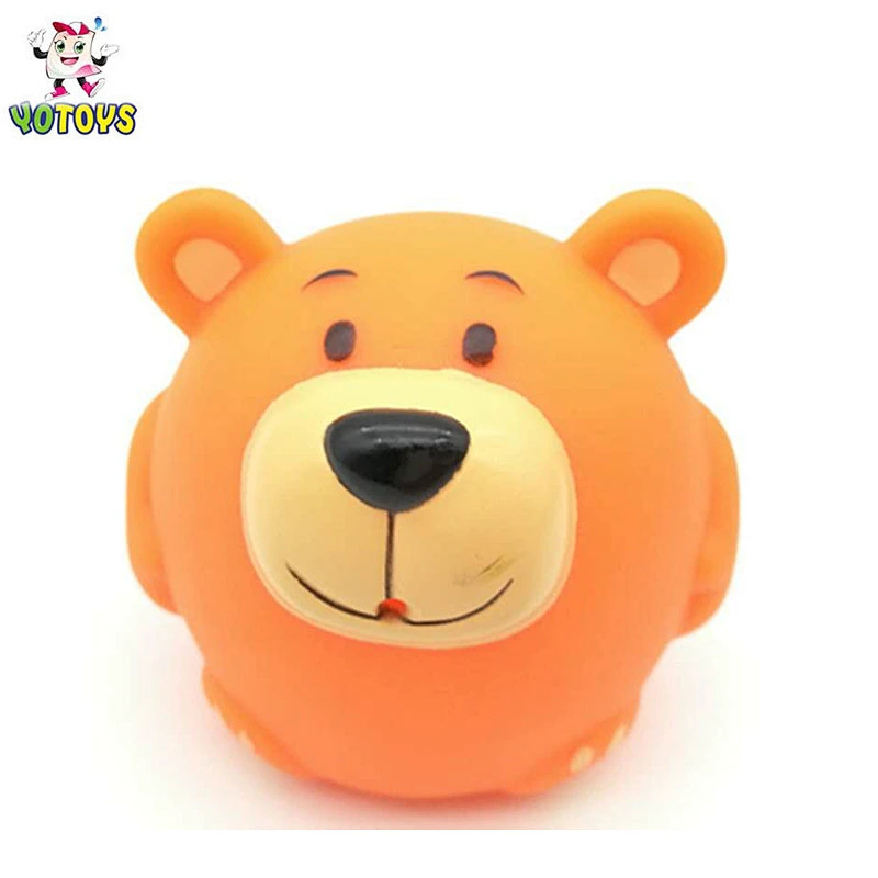 Plastic Floating Baby Product Bear Toy Bath Animal Water Squirters Rubber Toy