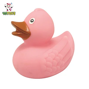 Wholesale OEM hot selling colorful cute rubber bath toy animal bath duck for kids