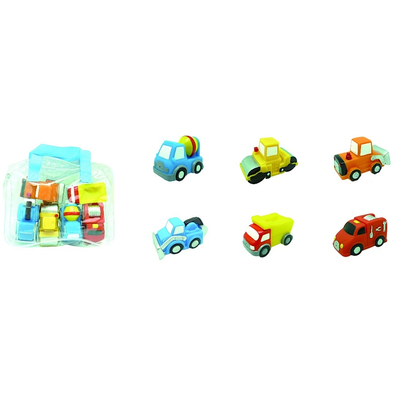 2018 mini white and blue ship Vinyl vehicle toys