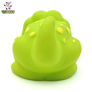 Lovely Water Spray toy Eco-friendly Rubber Green Dinosaur Toys kids smart toys for promotions