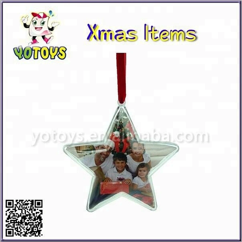 Wholesale Decorative PVC Various shapes Shaped Plastic Christmas Ornaments for Tree Decoration