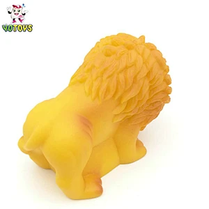 Guangdong DongguanNew Arrival Rubber Baby Wild Animal Lion Style Kid Toy