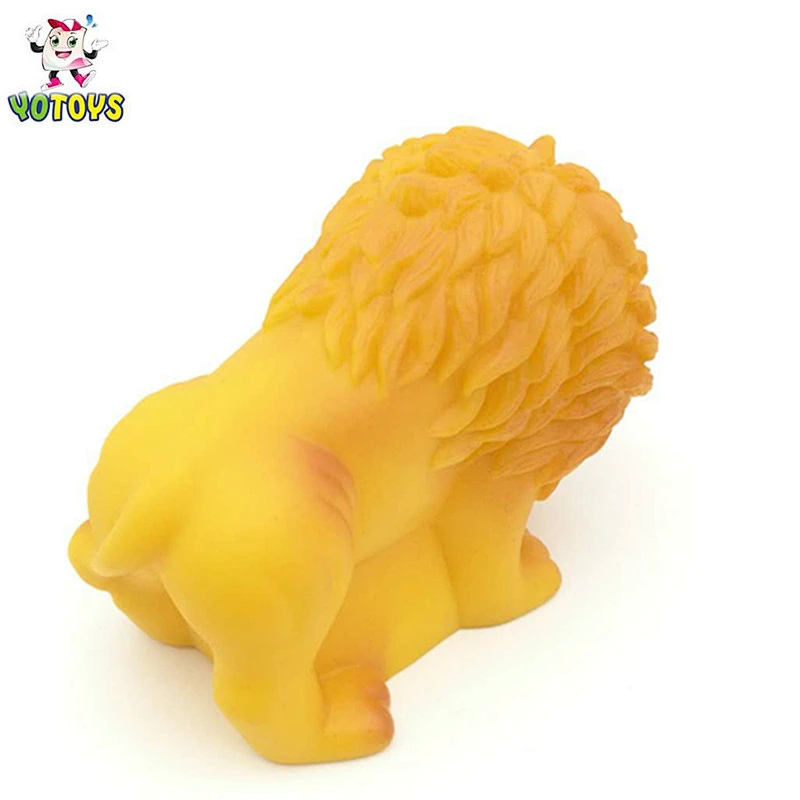 Guangdong DongguanNew Arrival Rubber Baby Wild Animal Lion Style Kid Toy