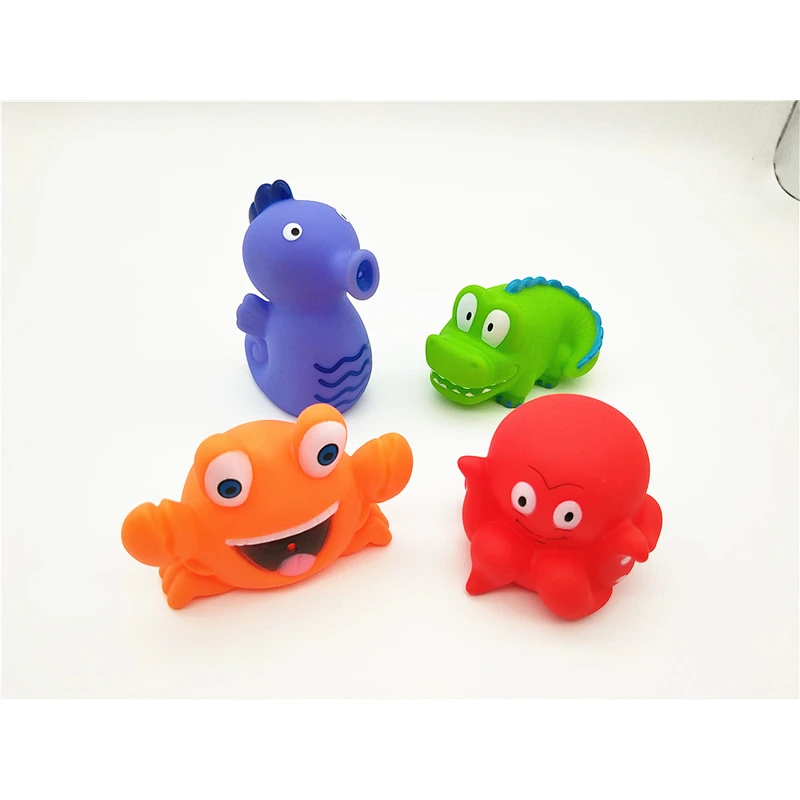 Company promotion rubber crab toy floating vinyl animal