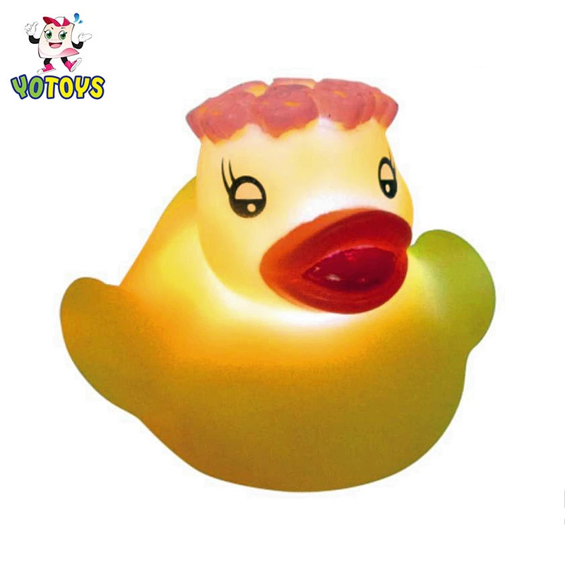 Children's Day Gift Color Change Flashing Party Duck Bath Toys
