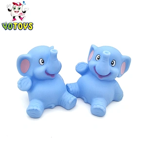 Hot selling custom cute blue elephant  vinyl toy manufacturer