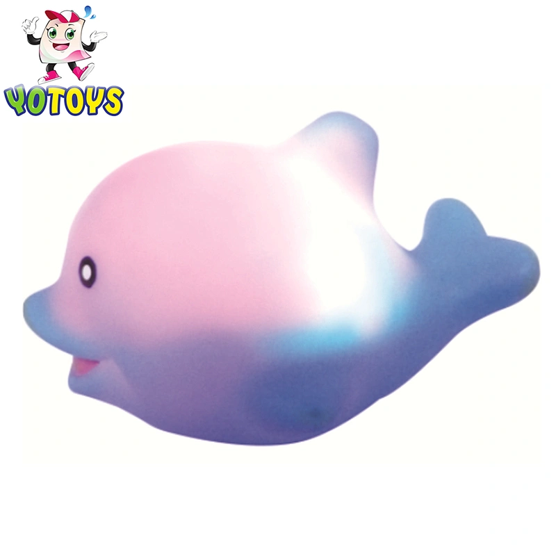 baby bath toy organizer baby flashing toy squirt dolphin
