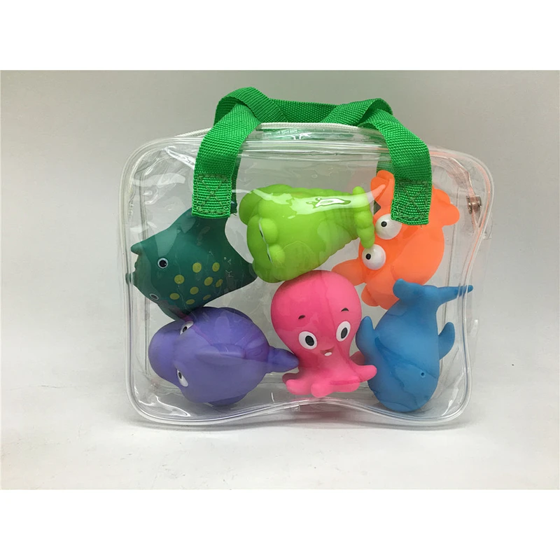 Plastic Ocean Animal Bath Squirters Sea Life Set 6