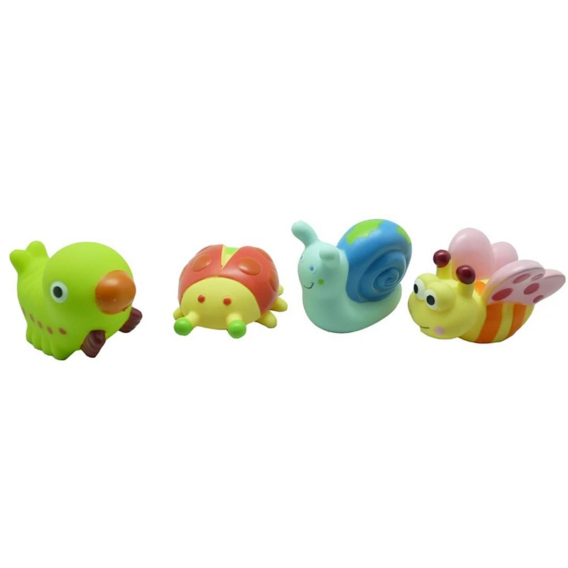 Wholesale high quality mini rubber floating strawberry baby bath toy