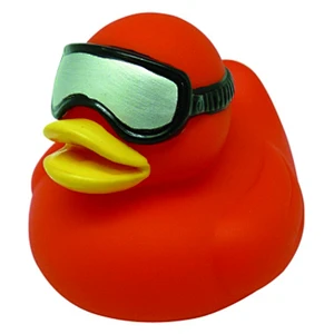 Cute Funny Red Rubber Duck with Hearts Bath Toys Animal 2018