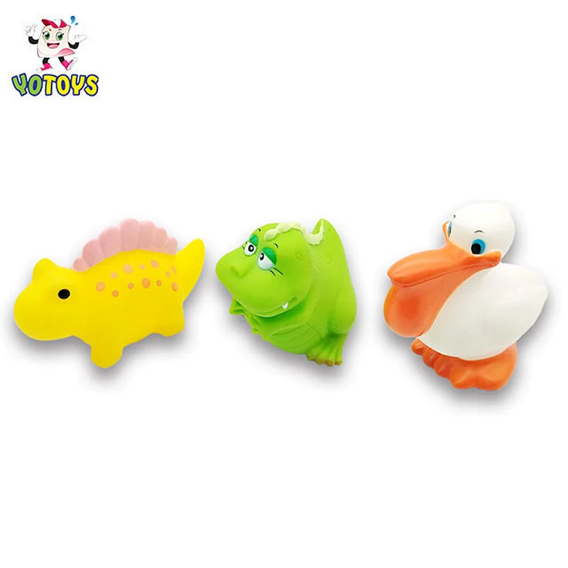 Plastic Marine Animal Water Squirter Bath Toy Set for Kids,Small Sea Animal Baby Bath Toys