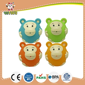 Green young bear vinyl toy production for kids